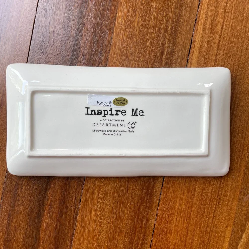 NEW Count Your Blessings Ceramic Trinket Tray from Inspire Me / Dept 56